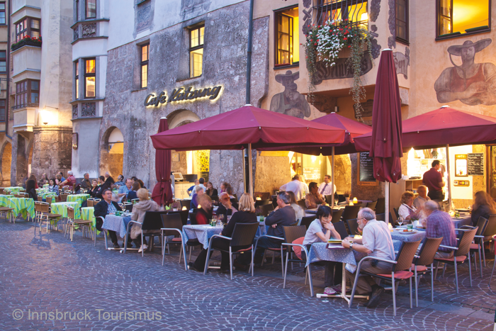Restaurants in Innsbrucks old town