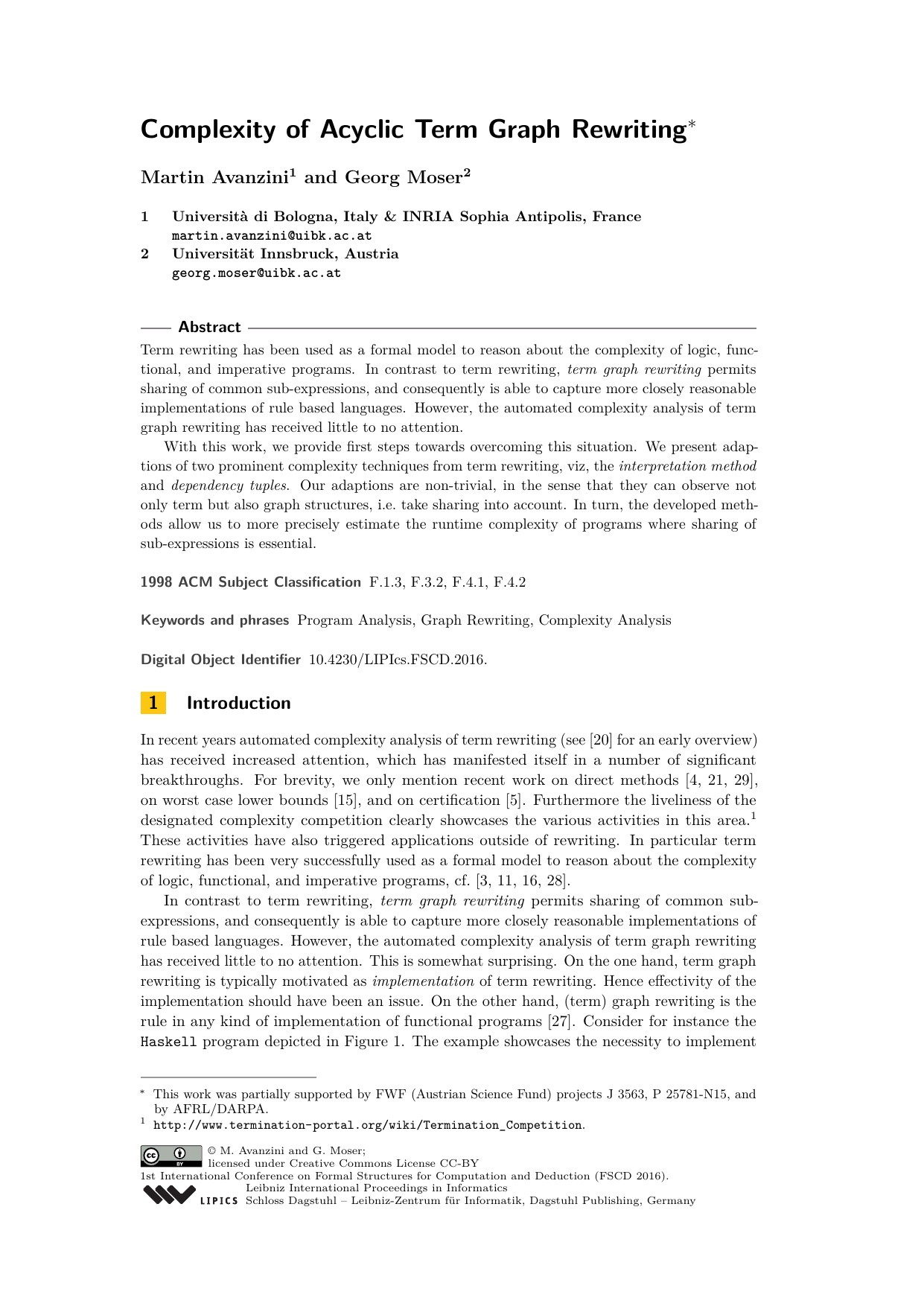 Complexity of Acyclic Term Graph Rewriting