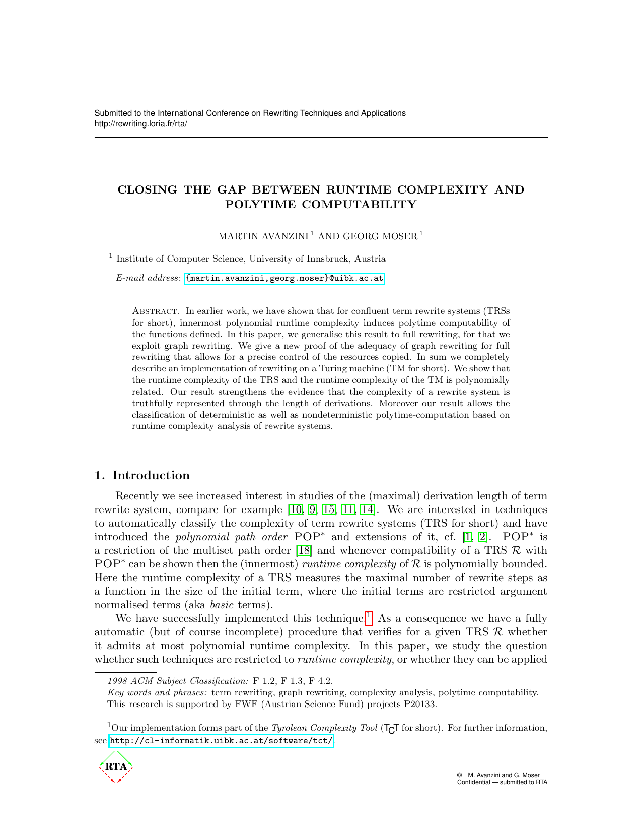 Closing the Gap Between Runtime Complexity and Polytime Computability